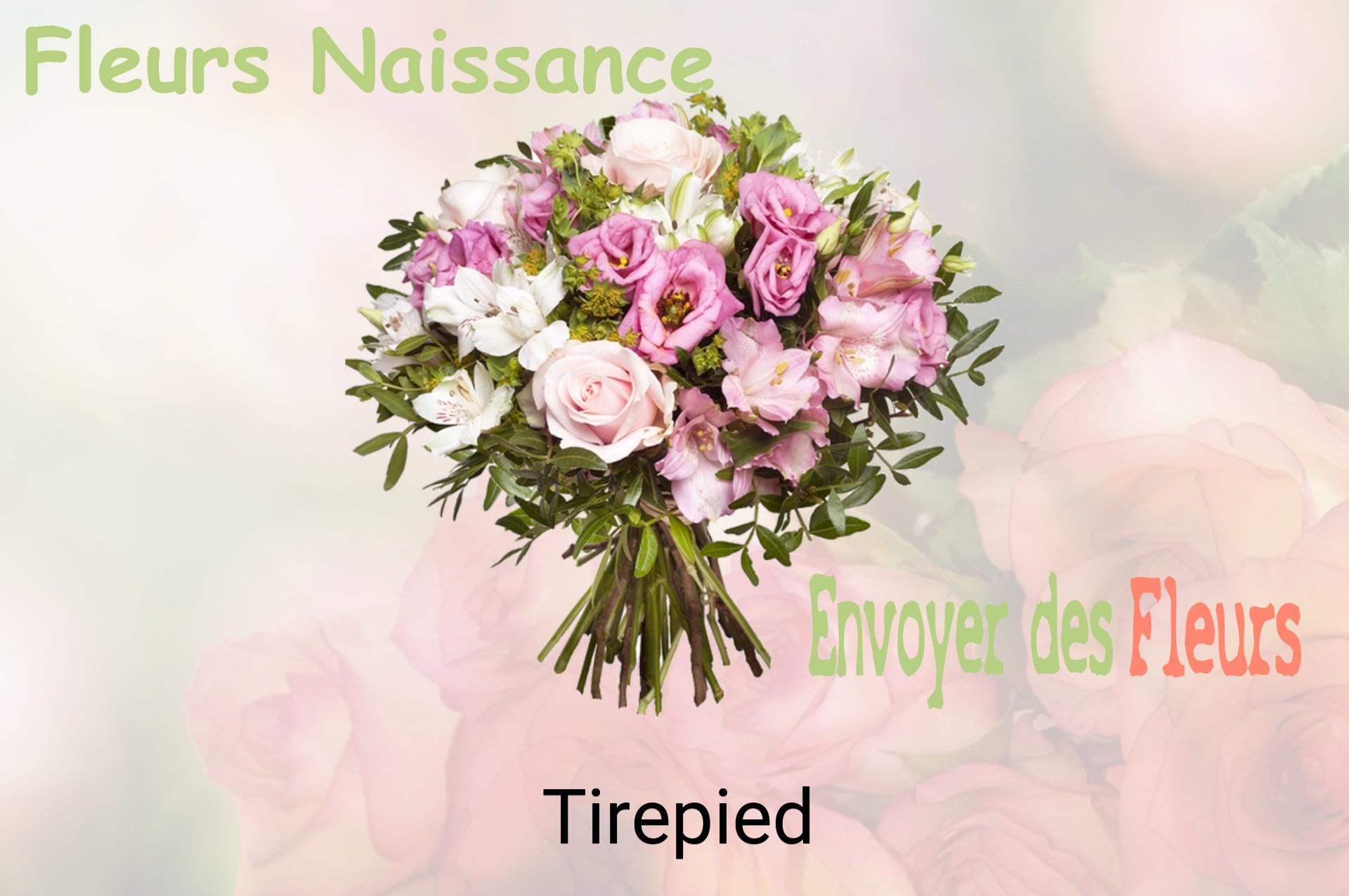 Bouquet de fleurs de naissance livré à Tirepied